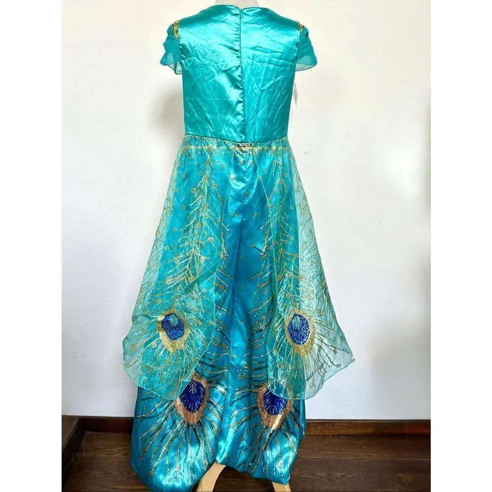 NEW Disney Girls 7-10 Jasmine Princess Costume